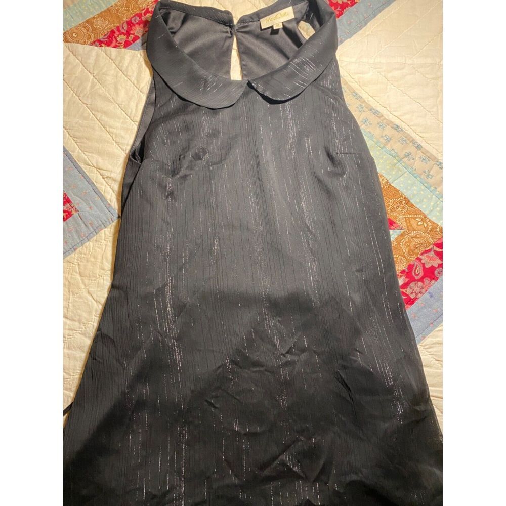 Modcloth Shirt, Black with Silver Size M